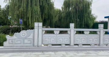 新乡 芝麻灰桥栏杆、河道栏杆安装效果