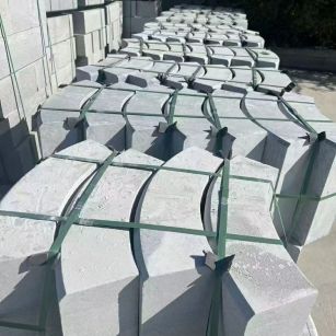 新乡 芝麻灰弧形路沿石