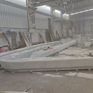 新乡 花岗岩整石坐凳拼装