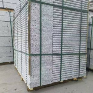 新乡 芙蓉白3公分厚磨圆边、拉槽，楼梯踏步