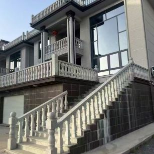 新乡 芝麻白别墅阳台栏杆，楼梯栏杆