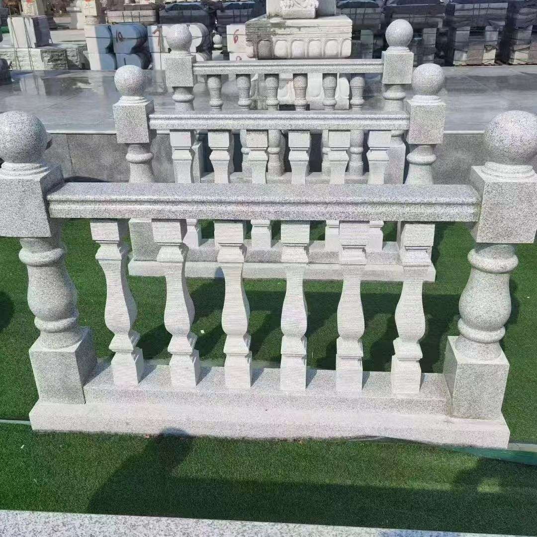 新乡 别墅石材栏杆特写