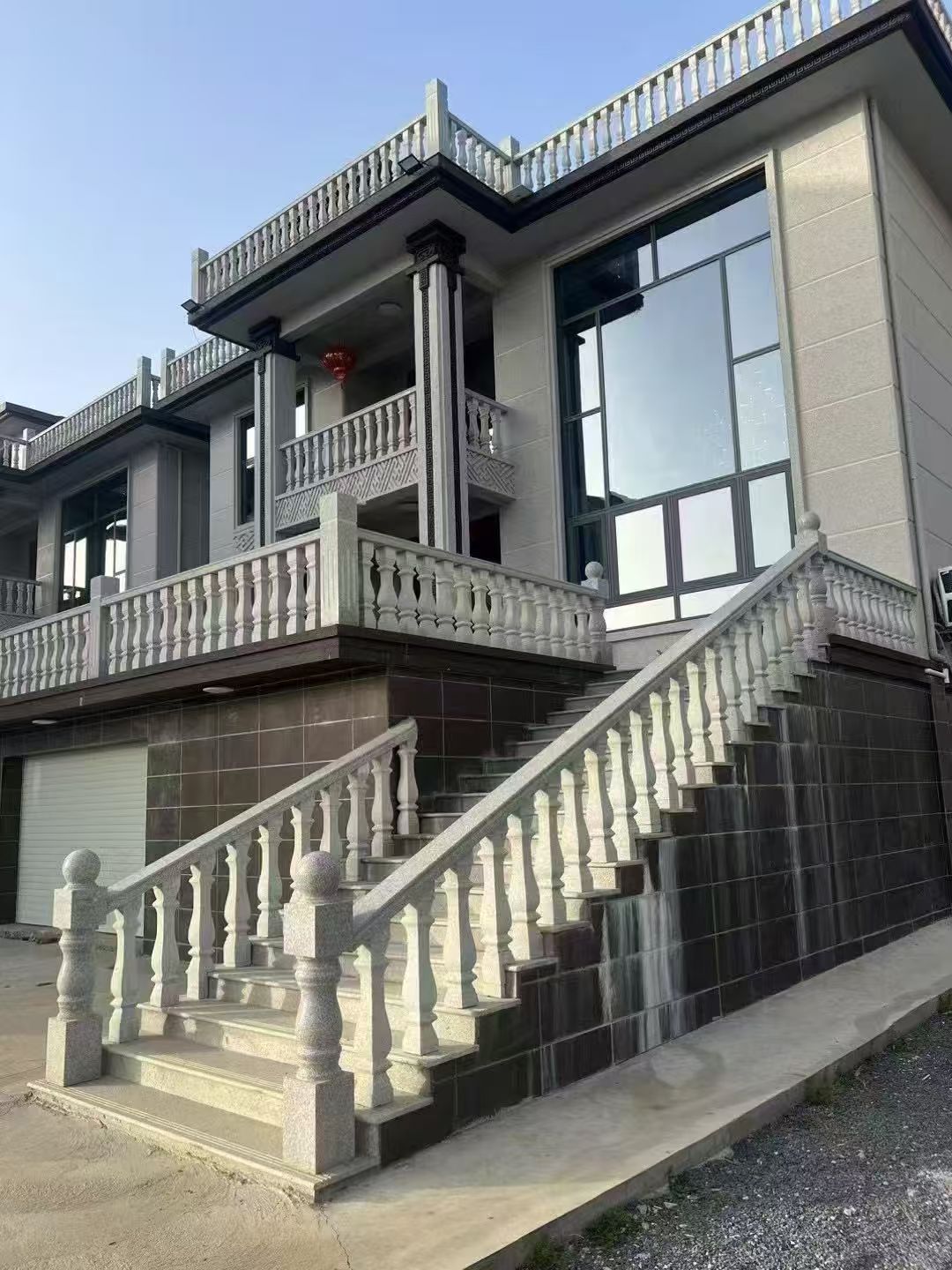 新乡 芝麻白别墅阳台栏杆，楼梯栏杆