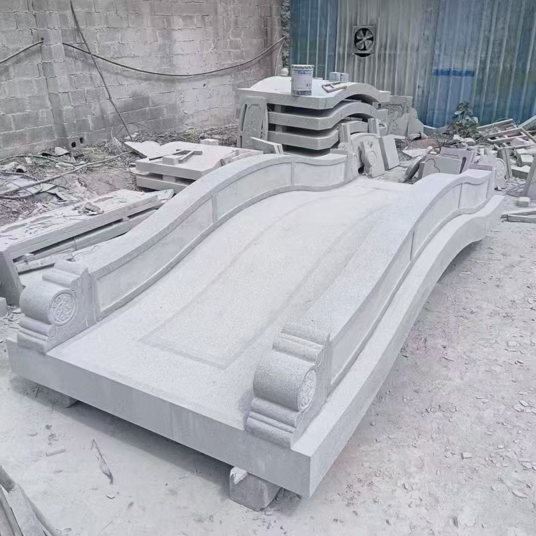 新乡 芝麻灰花岗岩园林景观 小石桥