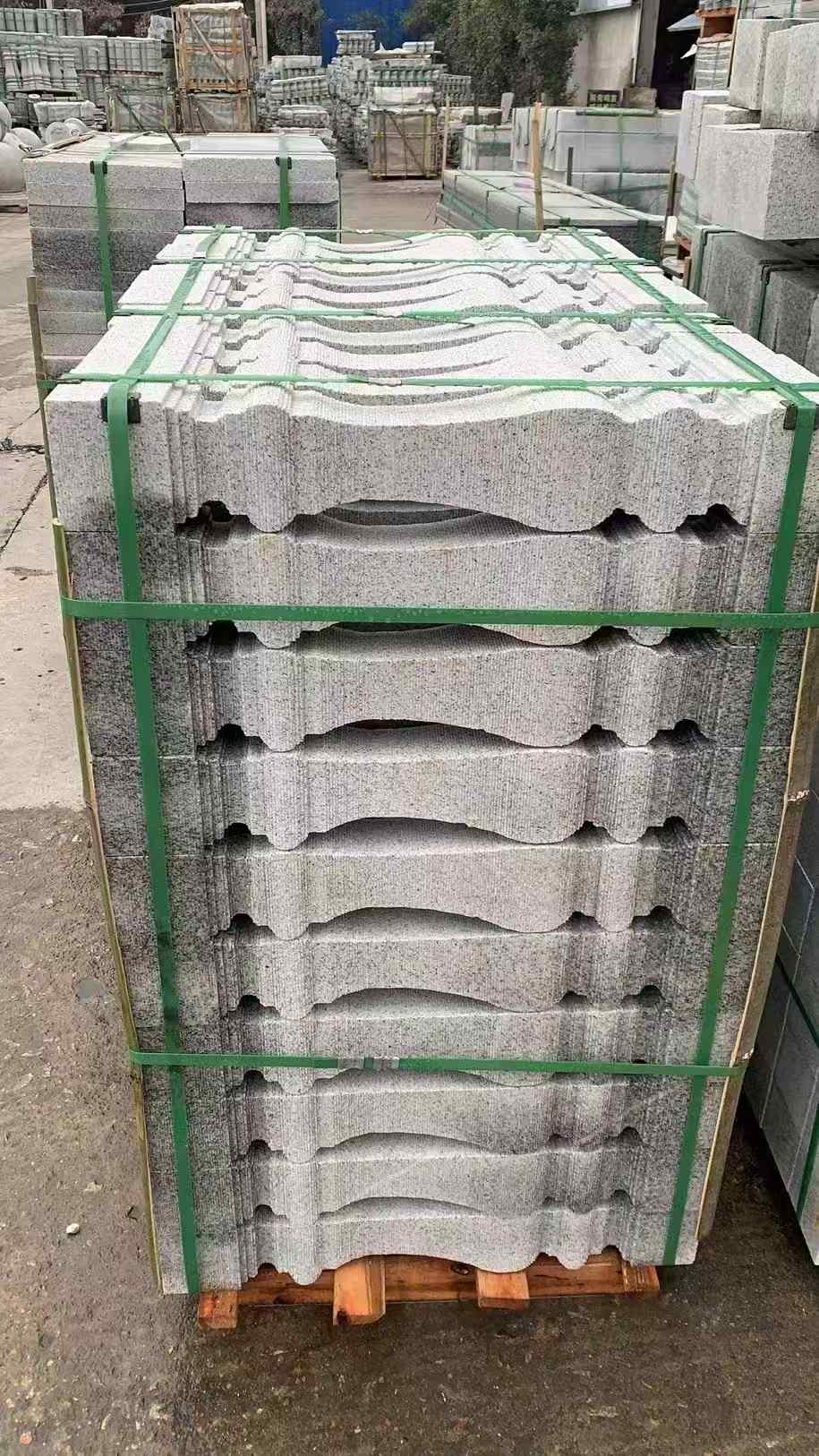 新乡 芝麻白方形拉丝面，栏杆花瓶柱